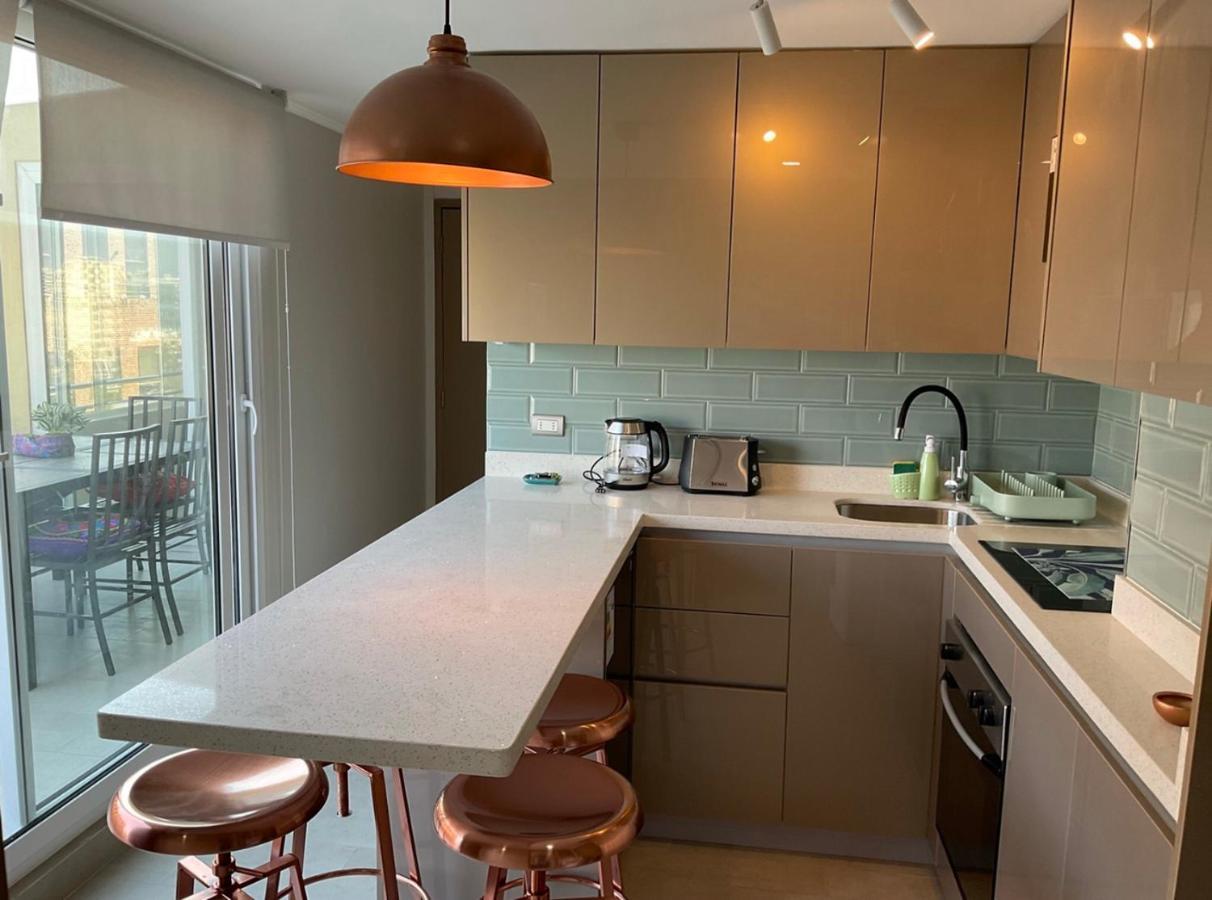 Apartament Condo Amueblado, Encomenderos 200 El Golf, Las Condes Santiago Con Vista Al Costanera Center Zewnętrze zdjęcie