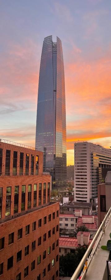 Apartament Condo Amueblado, Encomenderos 200 El Golf, Las Condes Santiago Con Vista Al Costanera Center Zewnętrze zdjęcie